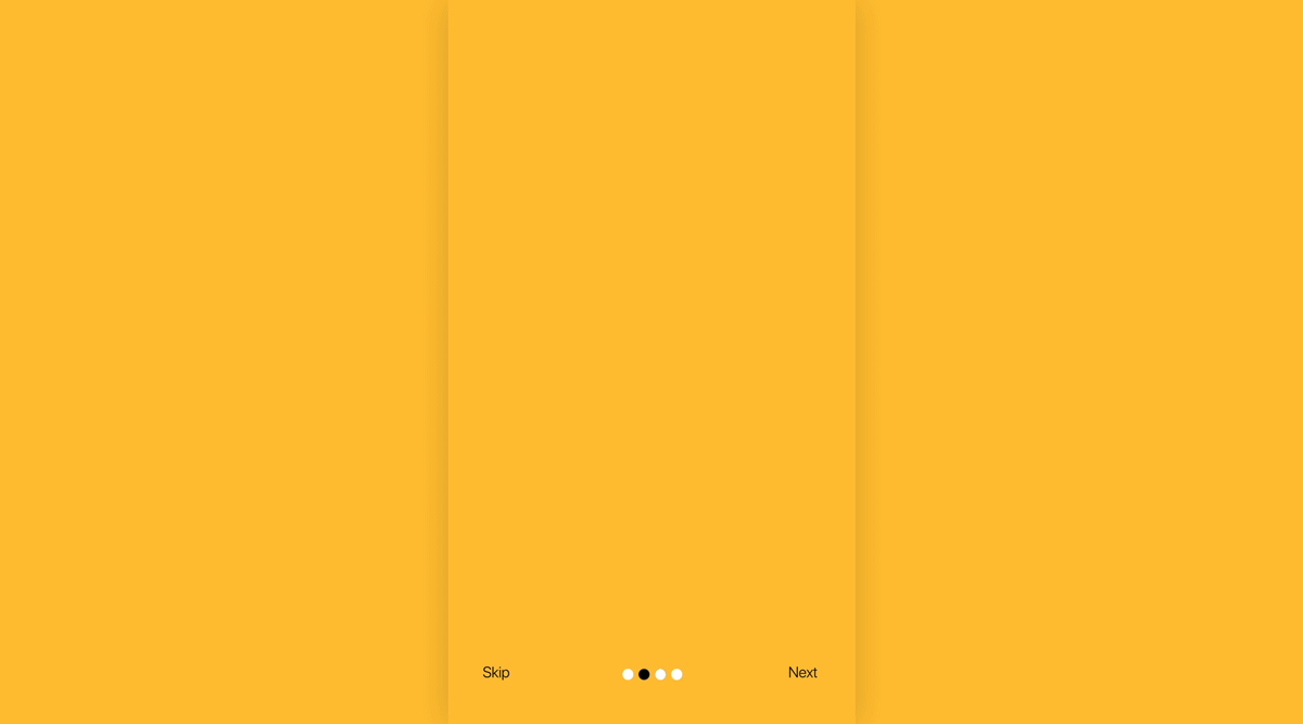 Animated interface concept.